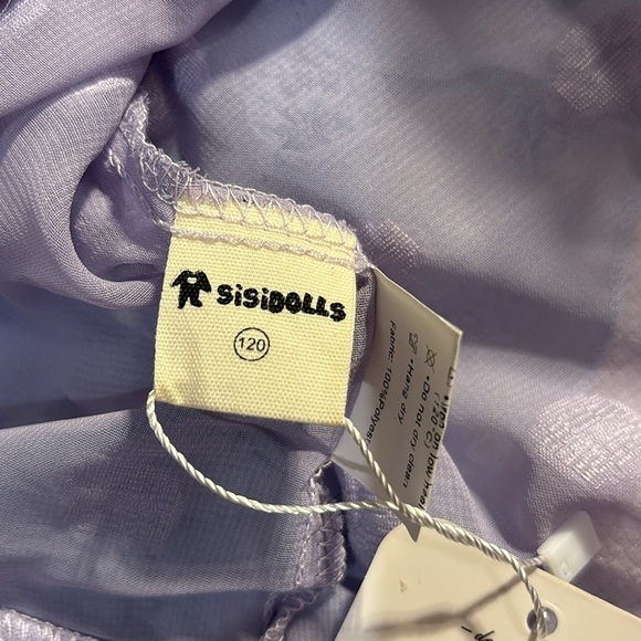 Girls Chiffon Swim Cover Up Swiss Dot Sheer Beach Wraps for 3-12 Yrs Blue 7-8Y - Picture 5 of 15